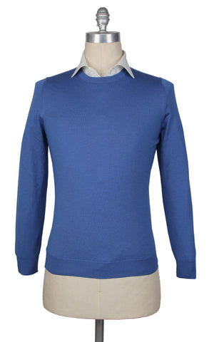 Svevo Parma Blue Crewneck Sweater