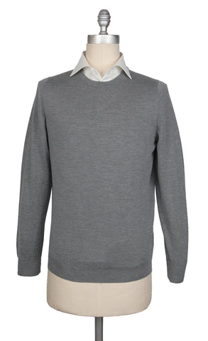 Svevo Parma Gray Crewneck Sweater