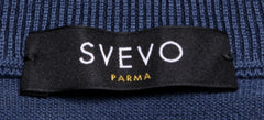 Svevo Parma Blue Wool 1/4 Zip Sweater - (SV101320218) - Parent