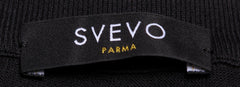 Svevo Parma Black Cotton V-Neck Sweater - (SV101320219) - Parent