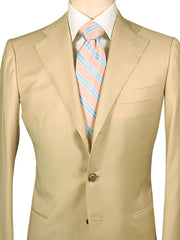 Cesare Attolini Beige Super 150's Solid Suit - (690) - Parent