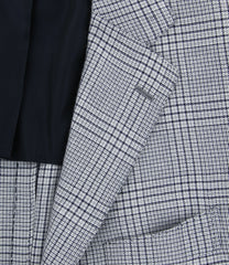 Cesare Attolini Light Gray Plaid Sportcoat - (CAM301064317) - Parent