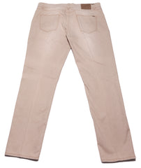 Cesare Attolini Beige Solid Cotton Blend Pants - Slim - (1457) - Parent