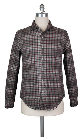 Finamore Napoli Gray Shirt -  - L US / L EU