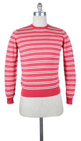 Finamore Napoli Pink Cotton Sweater - Size: Large US / 52 EU