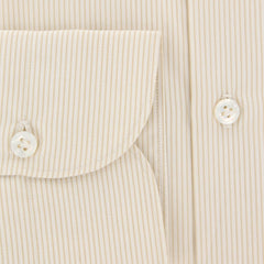 Finamore Napoli Beige Shirt - Extra Slim - 15.75/40 - (25NAN08018308)