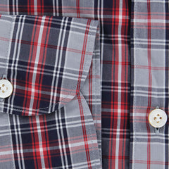 Finamore Napoli Red Plaid Shirt - Extra Slim - M/M - (27SEN01169101)