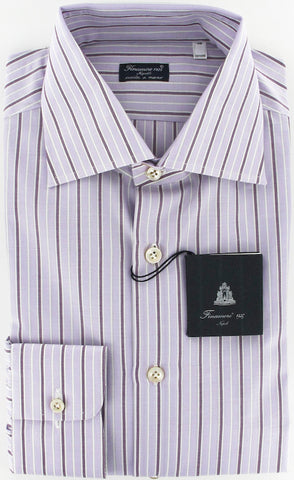 Finamore Napoli Lavender Purple Shirt – Size: 15.75 US / 40 EU