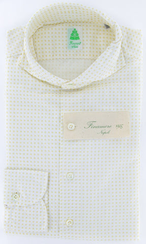 Finamore Napoli Yellow Shirt – Size: L US / L EU