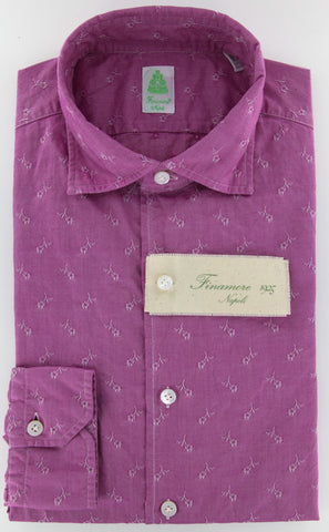 Finamore Napoli Pink Shirt – Size: 15 US / 38 EU