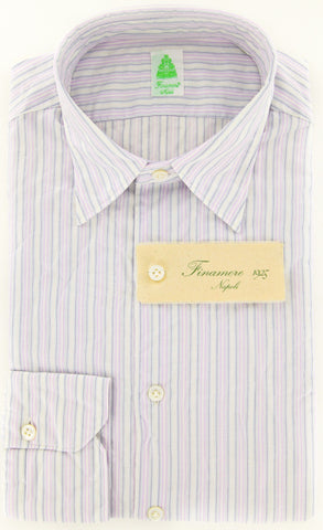 Finamore Napoli Lavender Purple Shirt – Size: XL US