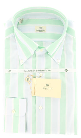 Luigi Borrelli Green Shirt – Size: 16.5 US / 42 EU