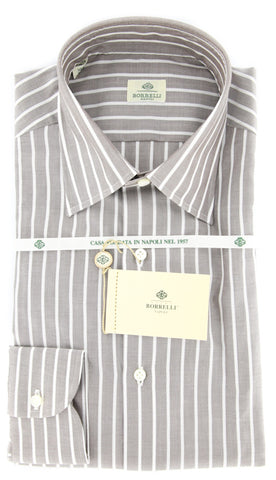 Luigi Borrelli Light Brown Shirt - Slim