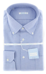 Giampaolo Light Blue Houndstooth Shirt - Extra Slim - (608GP-TS1328-70) - Parent