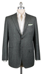 Kiton Green Cashmere Blend Plaid Sportcoat - 44/54 - (201803063)