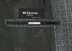 Kiton Green Cashmere Blend Plaid Sportcoat - (201803063) - Parent