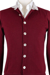 Luigi Borrelli Burgundy Red Sweater - Medium/50 - (12MG13200315)