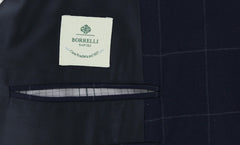 Luigi Borrelli Midnight Navy Blue Wool Suit - (KT1017175) - Parent