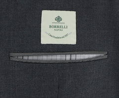 Borrelli Gray Wool Pick and Pick Suit - (201803125) - Parent