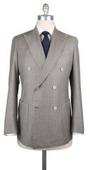 Luigi Borrelli Gray Wool Blend Striped Suit - 42/52 - (LB200260R8)