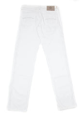 Luigi Borrelli White Solid Pants - Extra Slim - 42/58 - (CAM29310500)