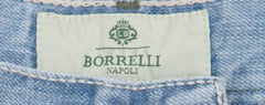 New $425 Luigi Borrelli Denim Blue Jeans - Extra Slim - ��34/50 - (CAR03211646)