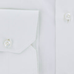 Luigi Borrelli White Solid Shirt - Slim - 17/43 - (DRWHTHENRYSTFSPT2SB)