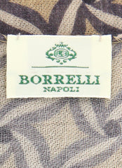 Luigi Borrelli Beige Foulard Long Scarf - 26" x 76" - (FI12023-5)