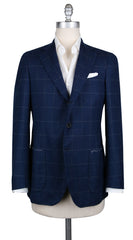 Luigi Borrelli Navy Blue Wool Blend Sportcoat - 38/48 - (LBSPT134170)