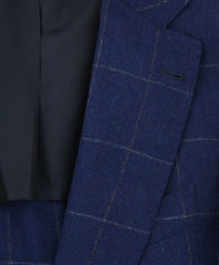 Luigi Borrelli Navy Blue Wool Blend Sportcoat - (LBSPT134170) - Parent