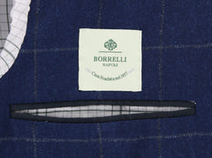 Luigi Borrelli Navy Blue Wool Blend Sportcoat - (LBSPT134170) - Parent