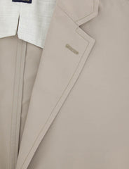 Luigi Borrelli Beige Solid Jacket - 44/54 - (OW2100G100160)