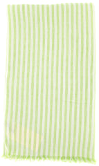 Luigi Borrelli Green Striped Long Scarf - 70" x 27" - (LBSS12162)