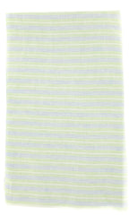 Luigi Borrelli Green Striped Long Scarf - 64" x 27" - (LBSS12176)