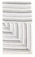 Luigi Borrelli Gray Striped Long Scarf - 54" x 27" - (LBSS12161)