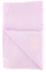 Luigi Borrelli Lavender Purple Striped Long Scarf - 76" x 27" - (LBSS12163)