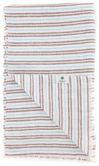 Luigi Borrelli Light Blue Striped Long Scarf - 27" x 60" - (LBSS1295)