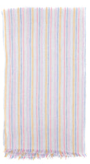 Luigi Borrelli Multi-Colored Striped Long Scarf - 66" x 27" - (LBSS12132)