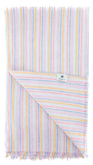 Luigi Borrelli Multi-Colored Striped Long Scarf - 66" x 27" - (LBSS12132)