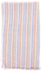 Luigi Borrelli Multi-Colored Striped Long Scarf - 70" x 27" - (LBSS12140)