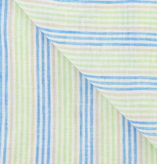 Luigi Borrelli Multi-Colored Striped Long Scarf - 76" x 27" - (LBSS1278)