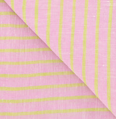 Luigi Borrelli Pink Striped Long Scarf - 74" x 27" - (LBSS12180)