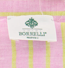 Luigi Borrelli Pink Striped Long Scarf - 74" x 27" - (LBSS12180)