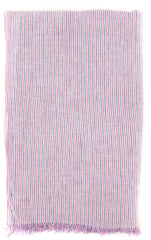 Luigi Borrelli Pink Striped Long Scarf - 76" x 27" - (LBSS12194)