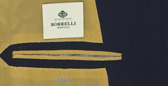 Luigi Borrelli Navy Blue Suit 46/56