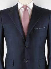 Luigi Borrelli Navy Blue Suit 46/56