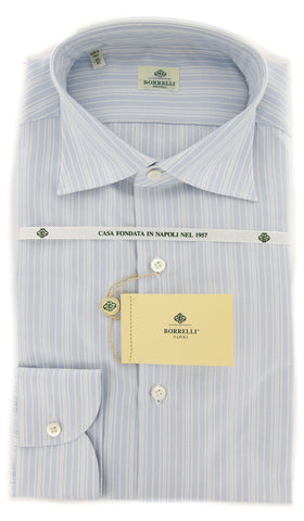 Luigi Borrelli Light Blue Shirt - 16.5 US / 42 EU