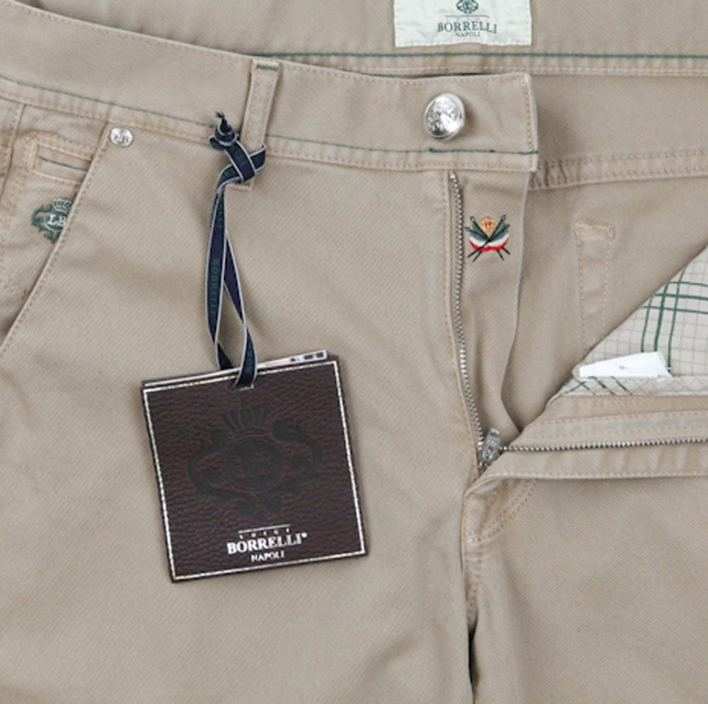 BORRELLI - Cotton Chino Trousers