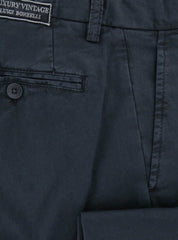 Luigi Borrelli Navy Blue Pants - 30/46 - (10SLIMCERNP012NAVY)