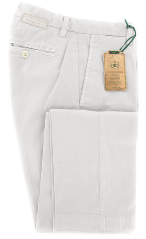 Luigi Borrelli Light Gray Pants - 32 US / 48 EU